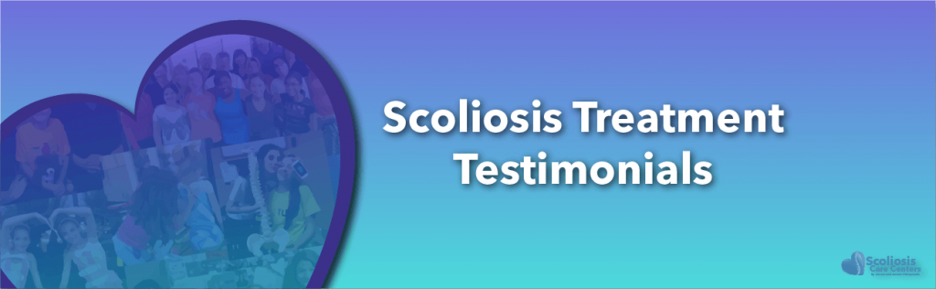 Additional testimonials following non-surgical treatment for scoliosis